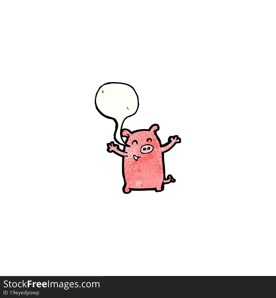 cartoon pig