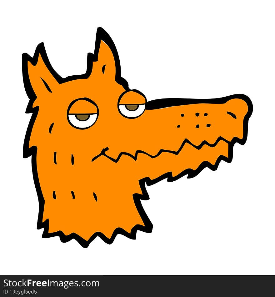 Cartoon Fox Head