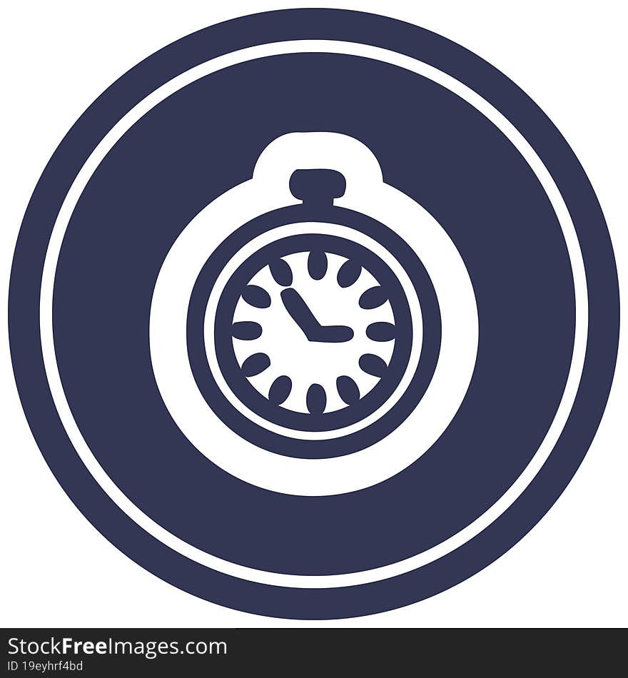 Stop Watch Circular Icon