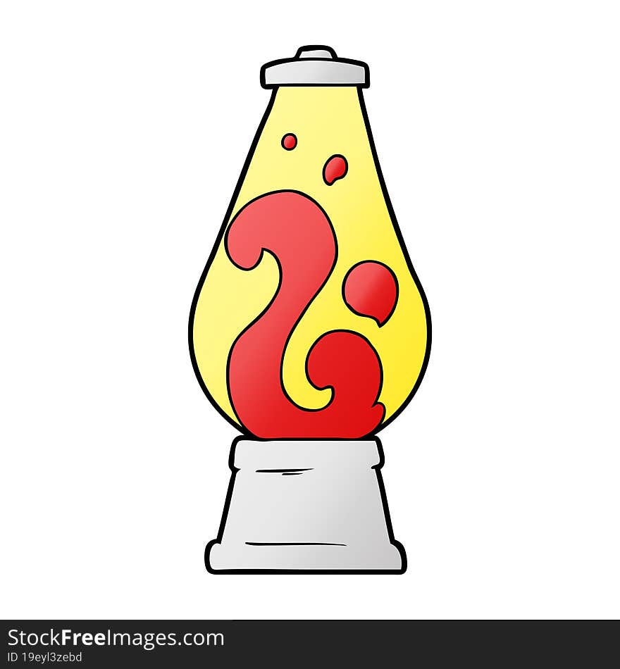 cartoon retro lava lamp. cartoon retro lava lamp