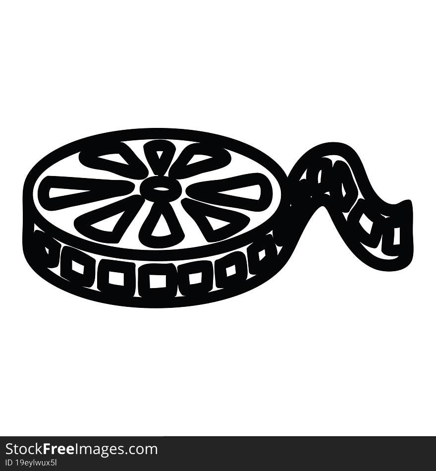 movie film reel icon symbol