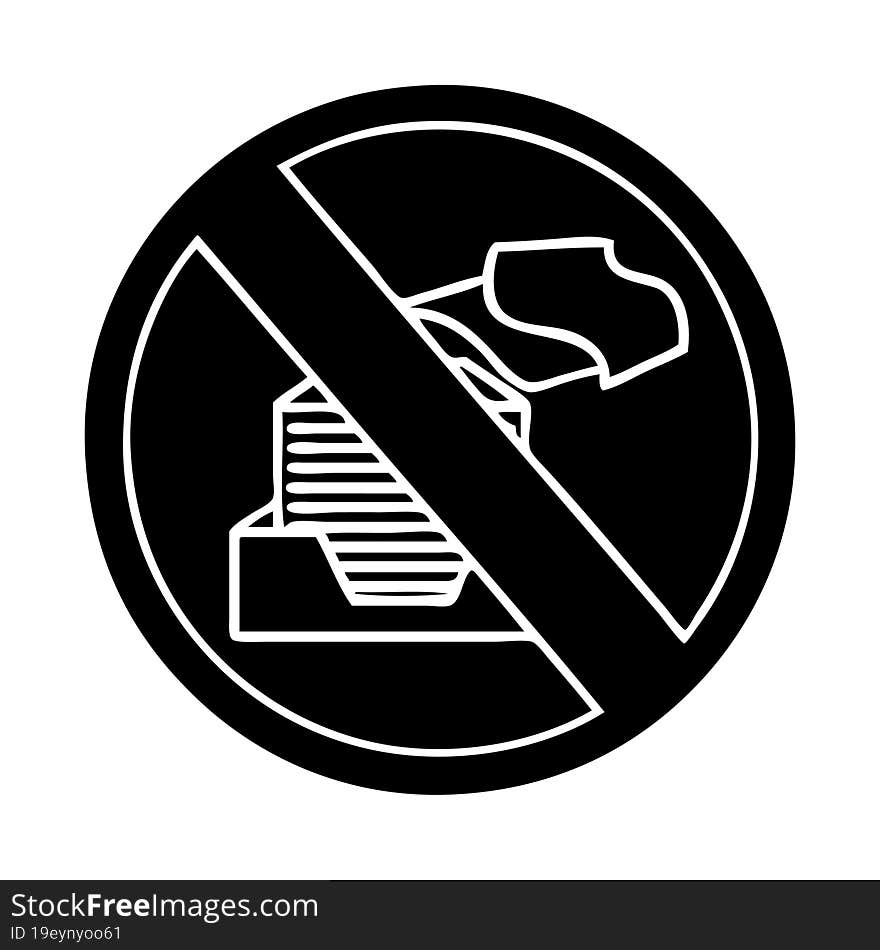 flat symbol paperless office symbol