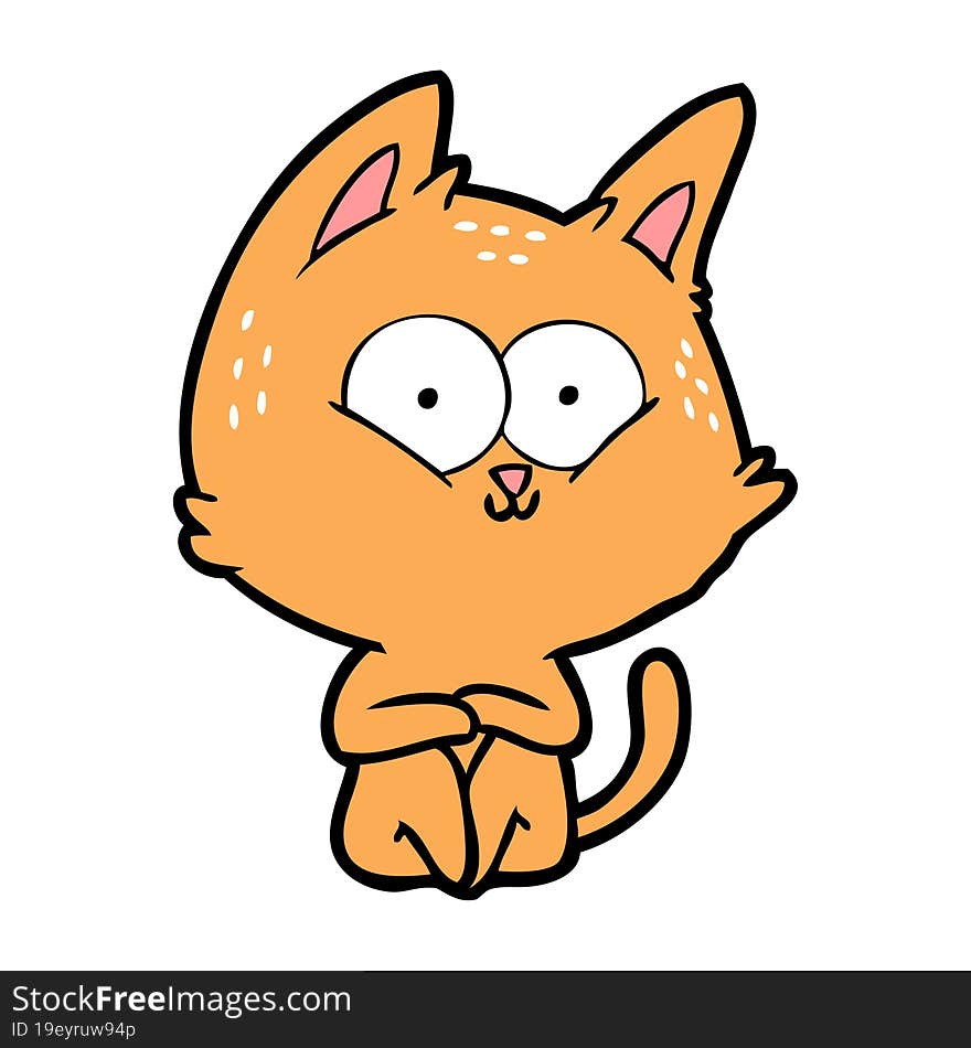 cartoon cat. cartoon cat