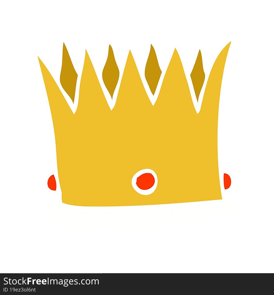 Cartoon Doodle Royal Crown