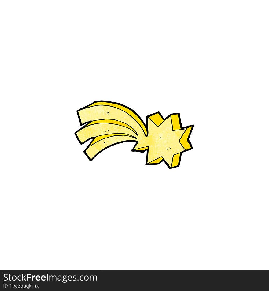 shooting star symbol cartoon