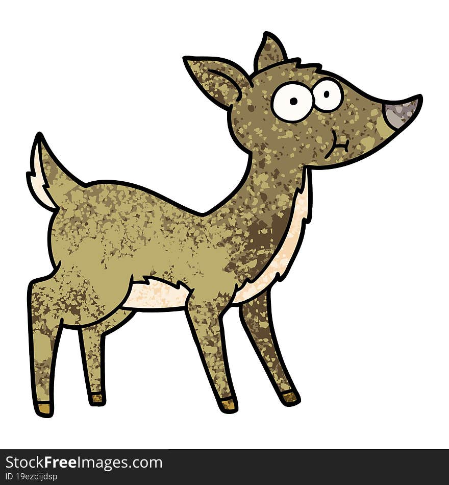 cartoon deer. cartoon deer