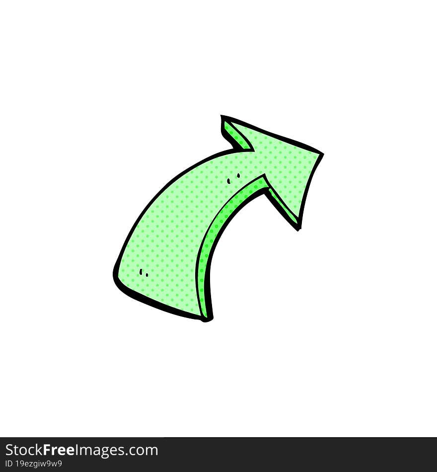 cartoon pointing arrows