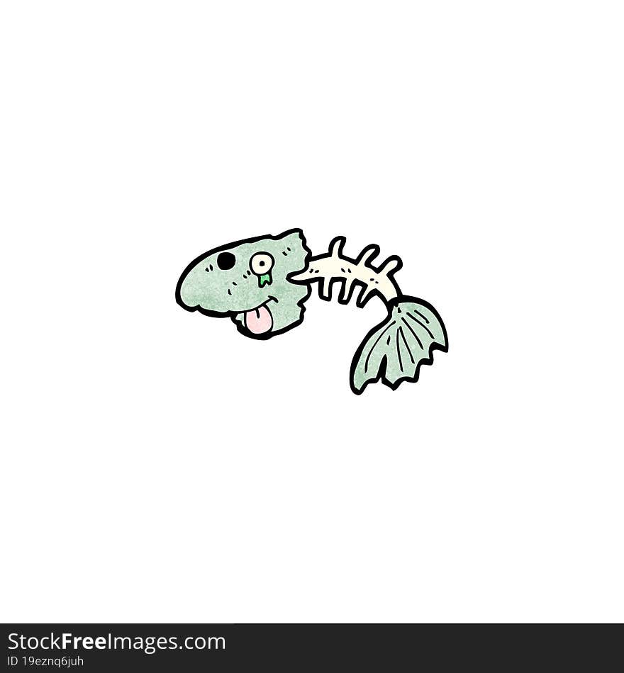 Cartoon Fish Bones