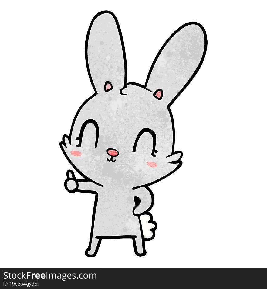 cute cartoon rabbit. cute cartoon rabbit