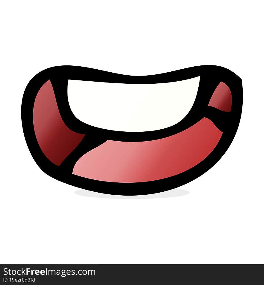 cartoon happy mouth