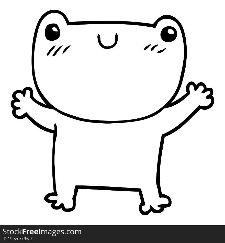 Cartoon Frog