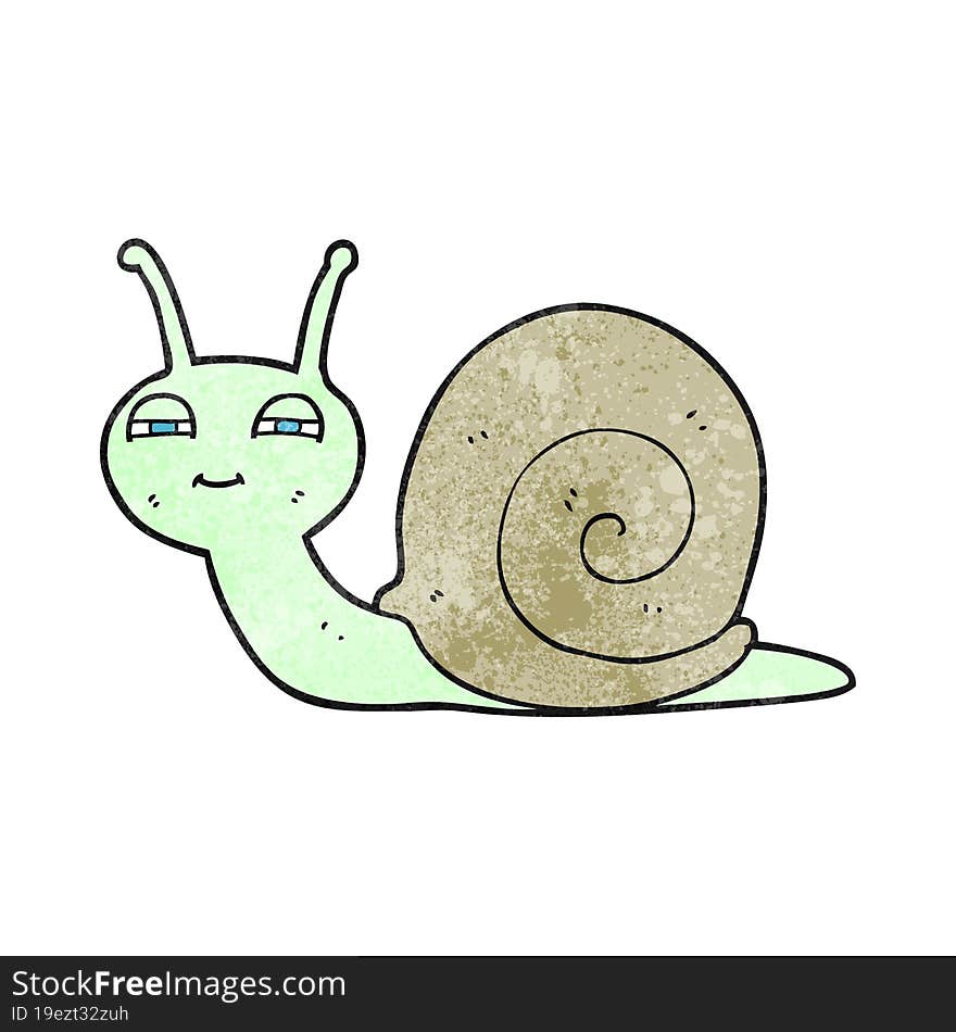 textured cartoon cute snail