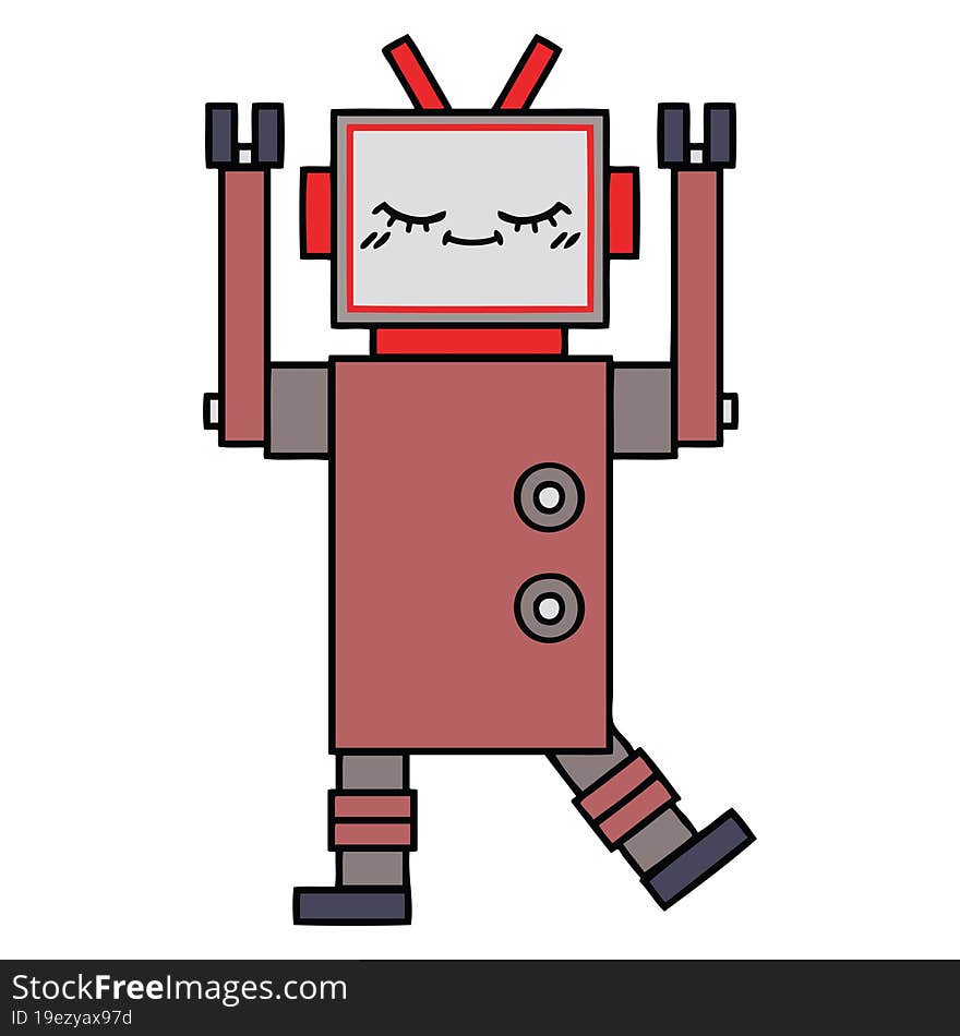 Cute Cartoon Robot