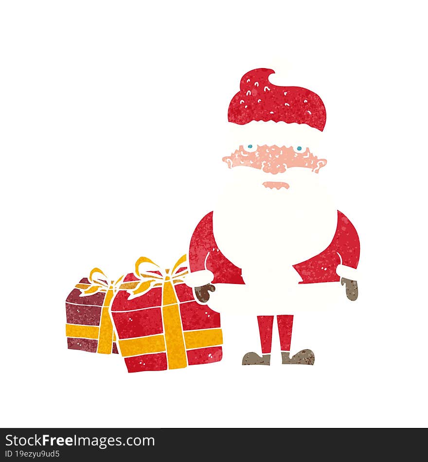 cartoon santa claus