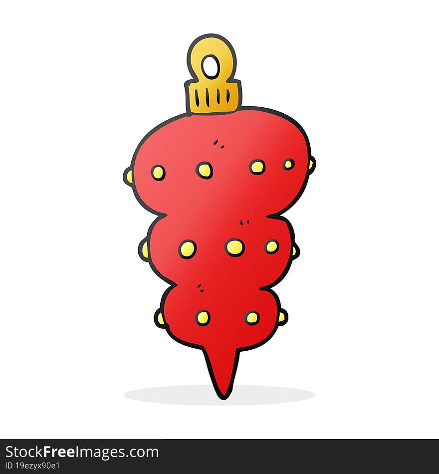 cartoon christmas decoration