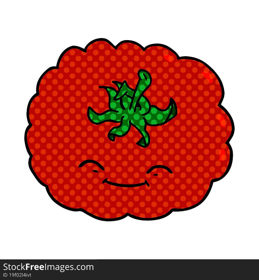 cartoon tomato. cartoon tomato