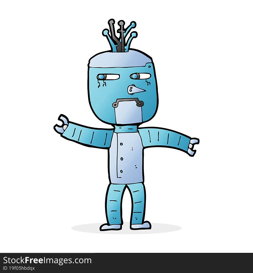 Cartoon Robot