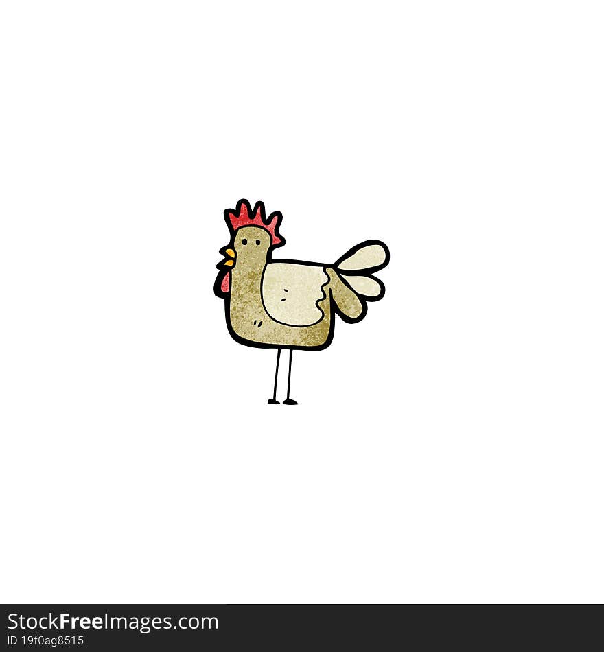 funny cartoon chicken