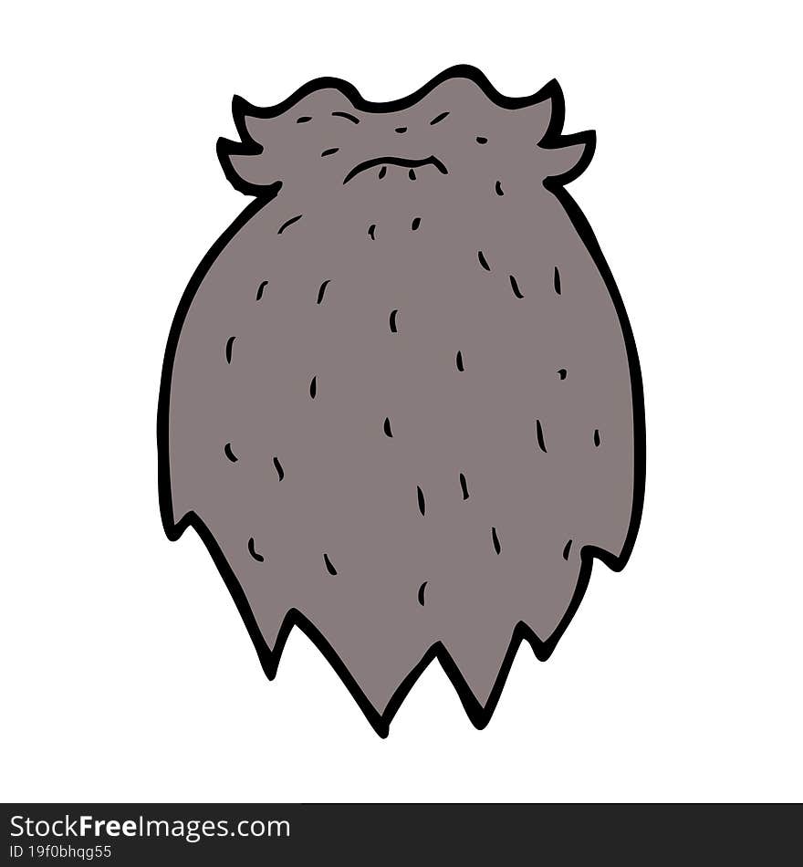 cartoon fake beard