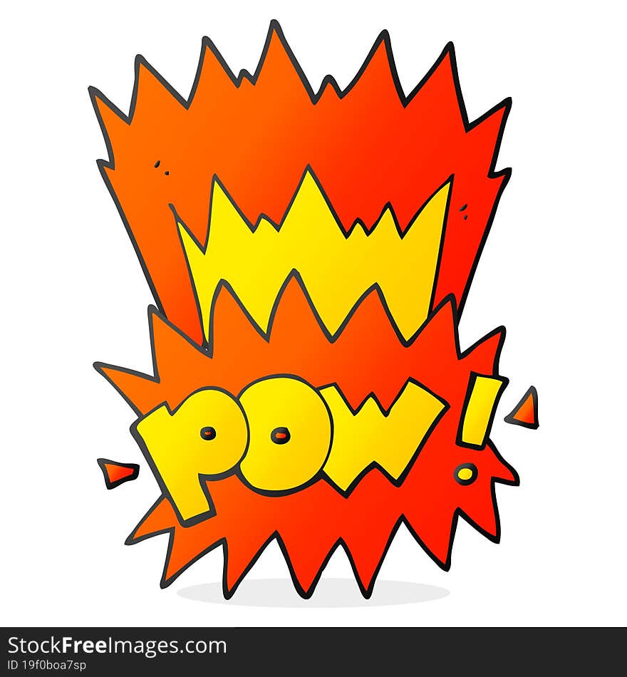 cartoon pow symbol