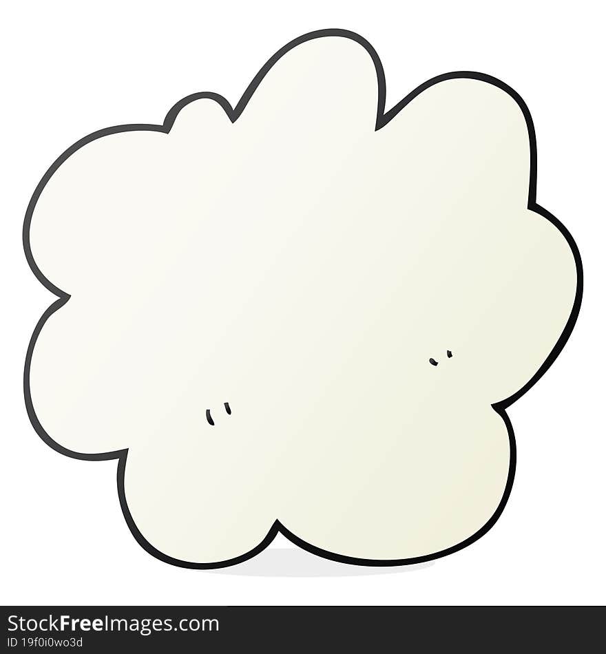 cartoon decorative cloud element