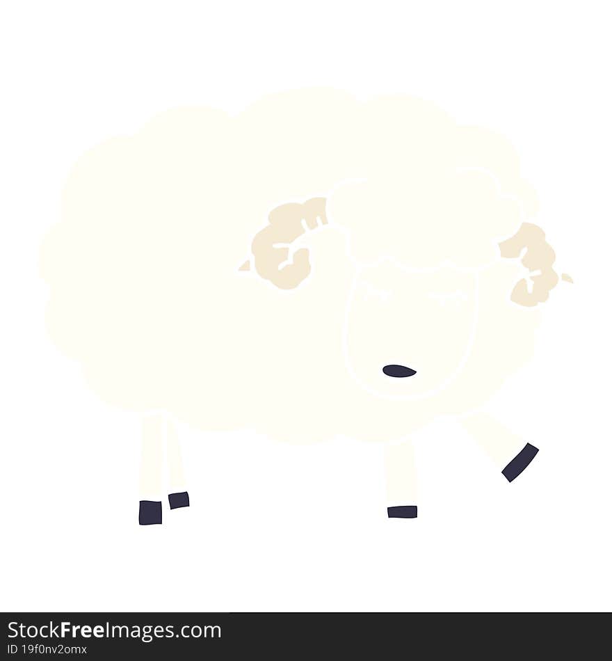 cartoon doodle cute sheep