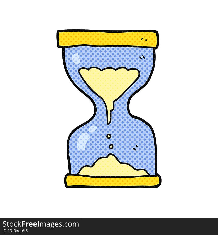 Cartoon Sand Timer Hourglass