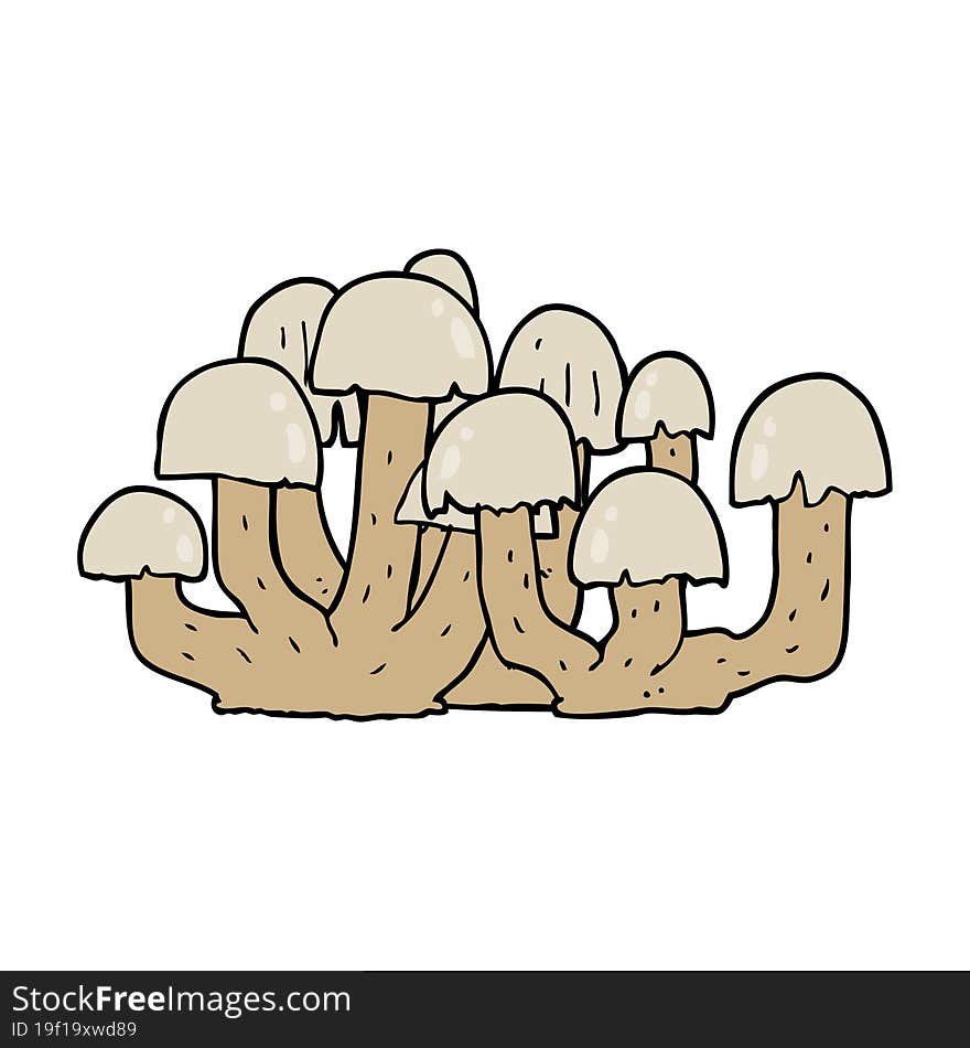 cartoon mushroom