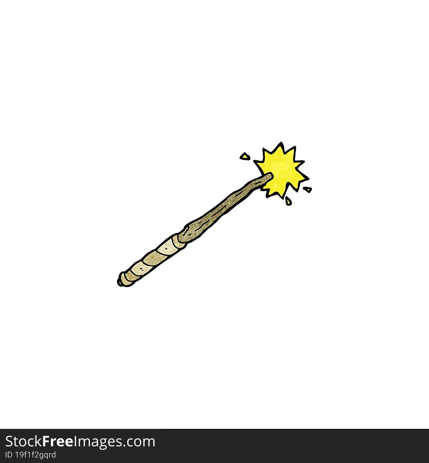 Cartoon Magic Wand