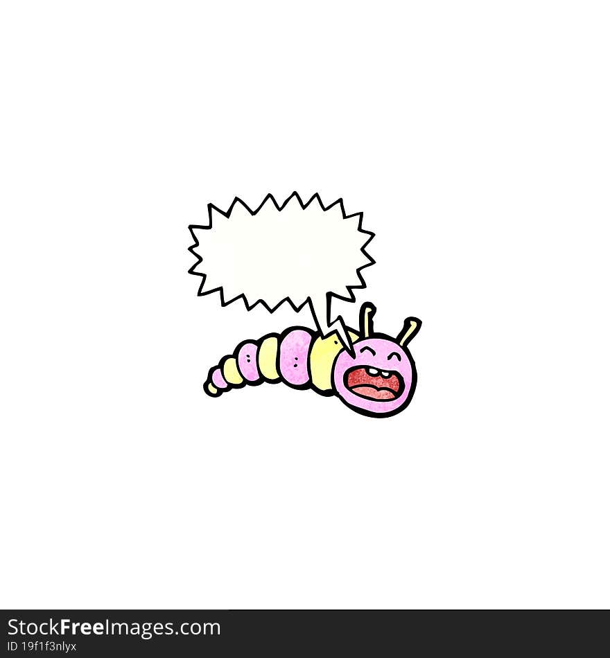 cartoon caterpillar