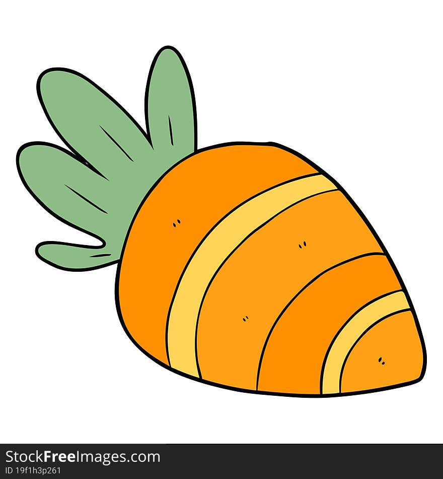 cartoon carrot. cartoon carrot