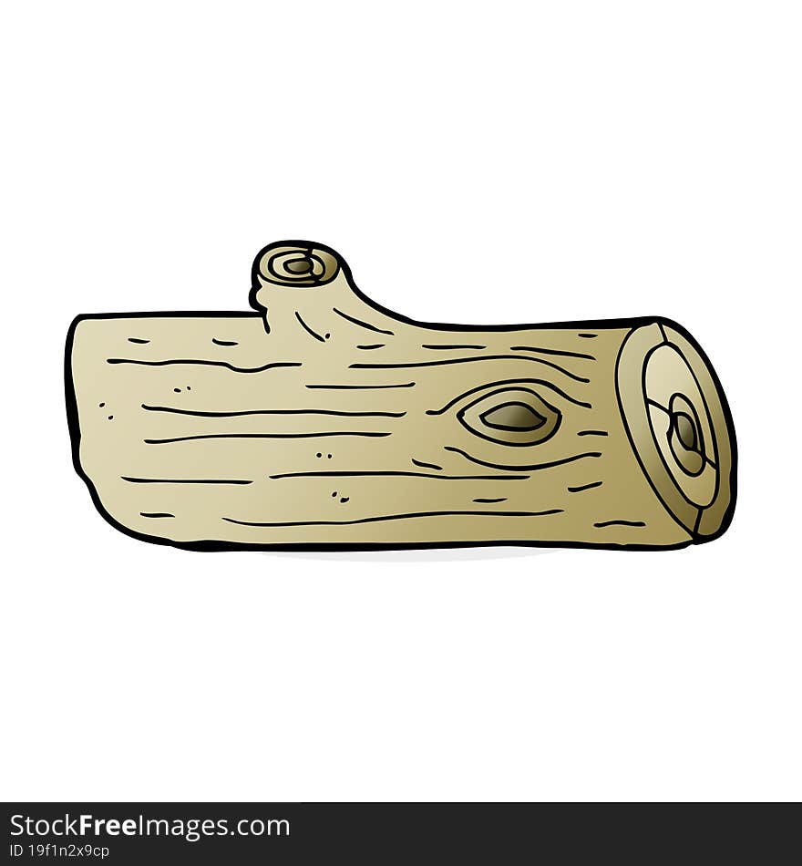 cartoon log