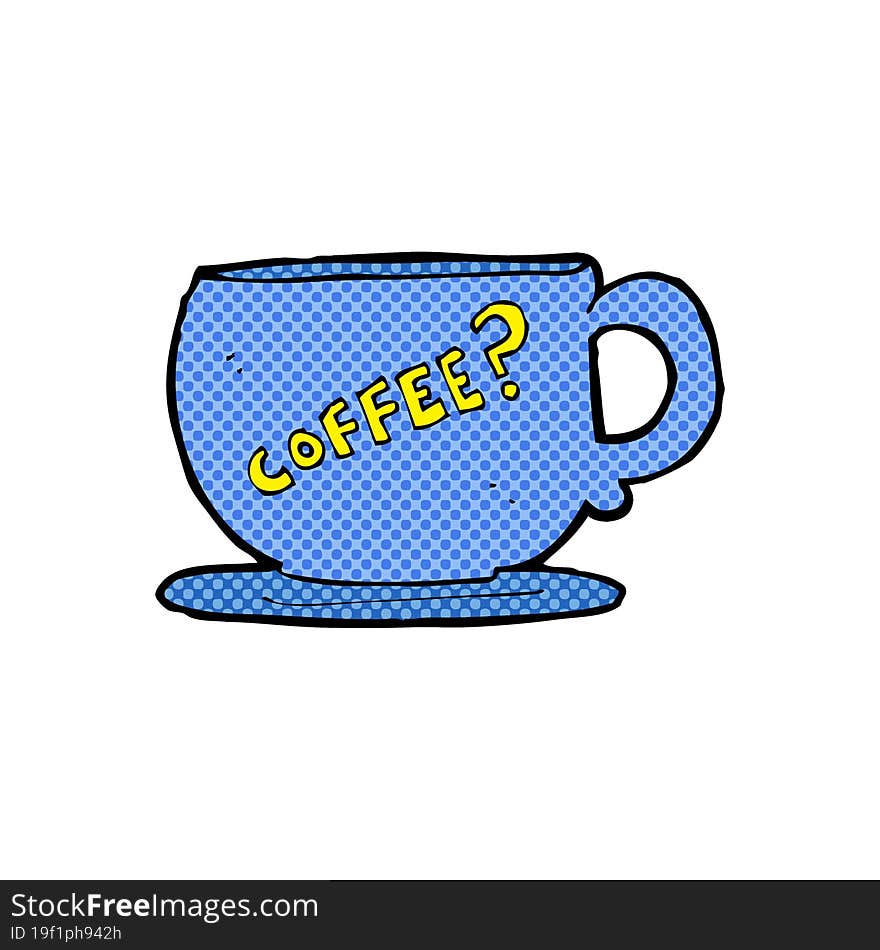 cartoon coffee mug