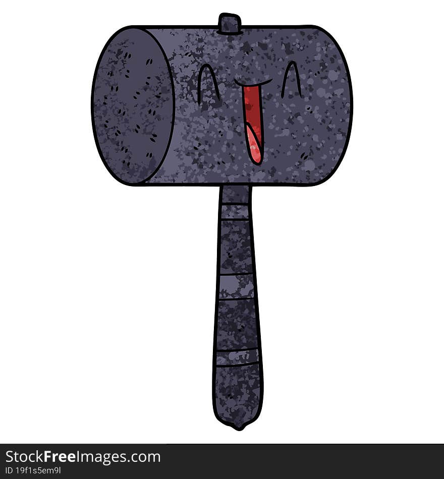 cartoon hammer. cartoon hammer