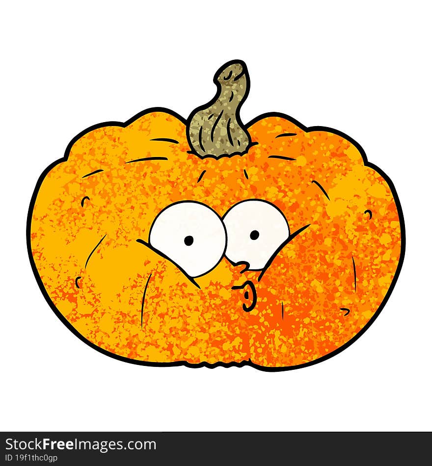 cartoon pumpkin. cartoon pumpkin