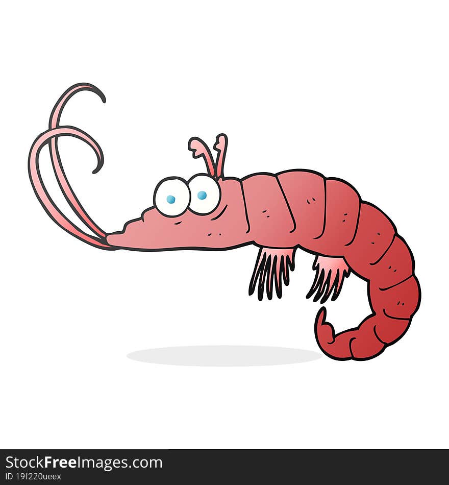 cartoon shrimp