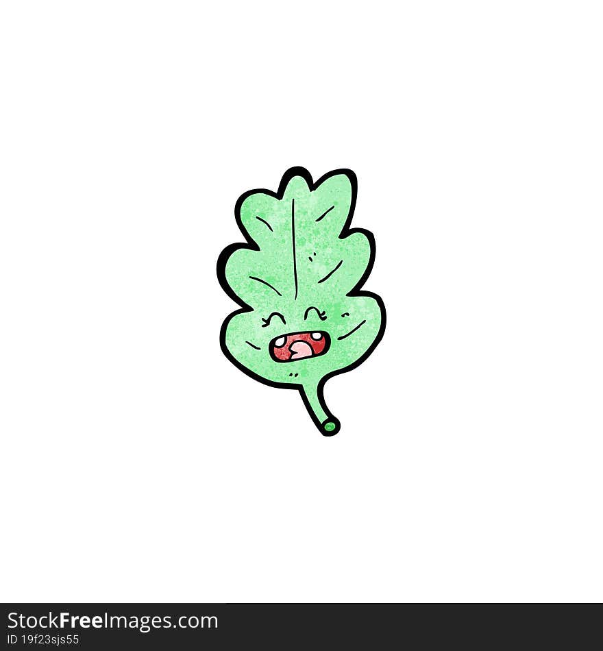 cartoon leaf