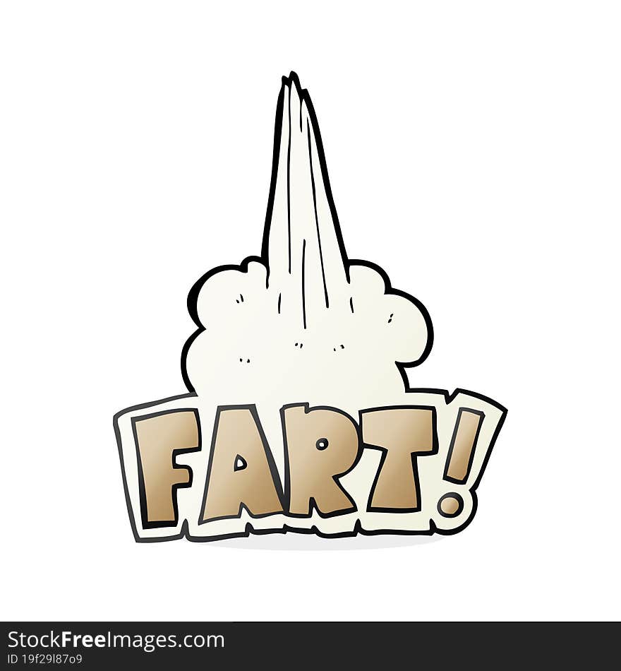 cartoon fart symbol