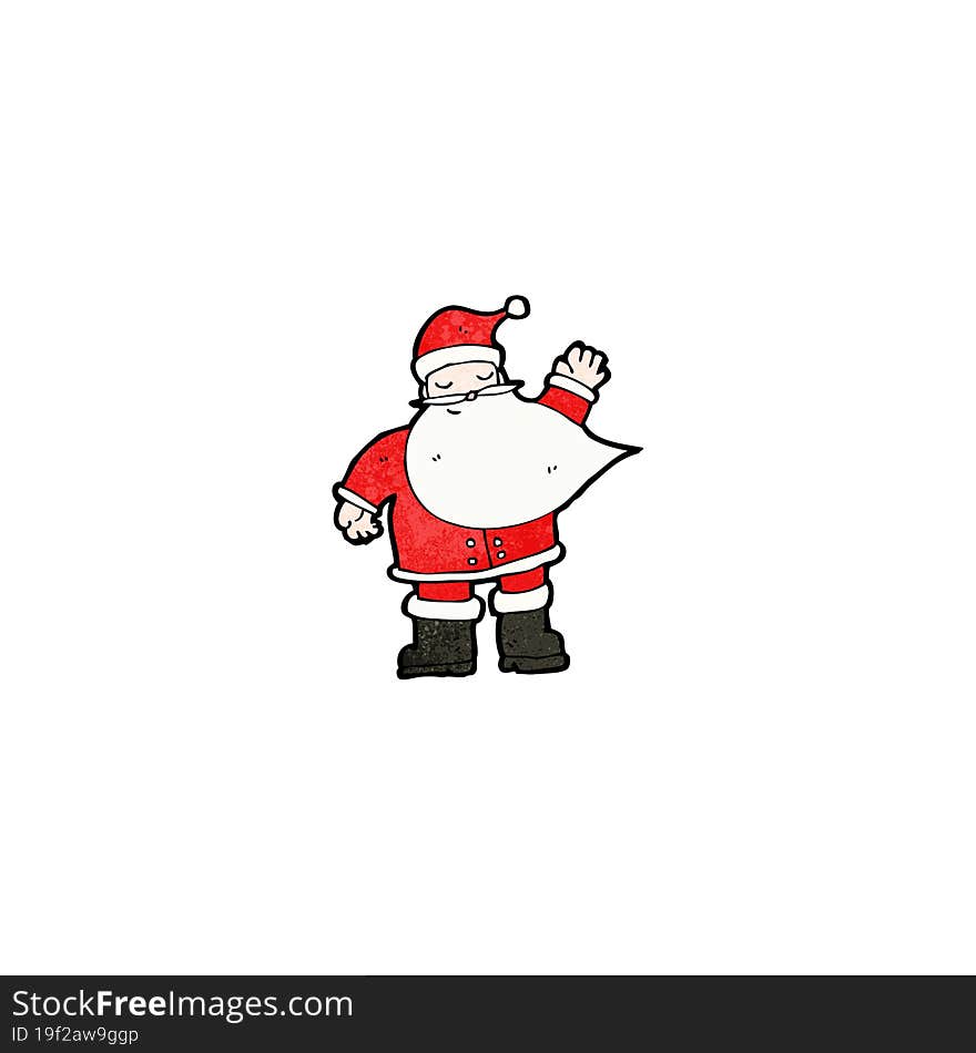 cartoon santa claus