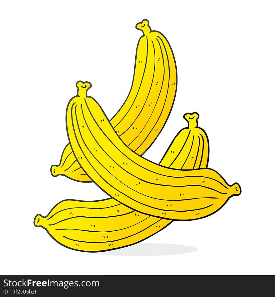 cartoon bananas