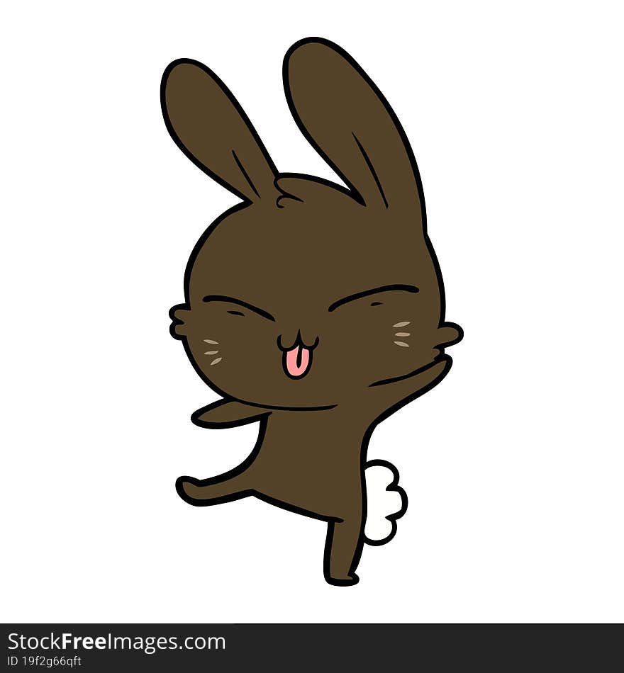 cute cartoon rabbit. cute cartoon rabbit