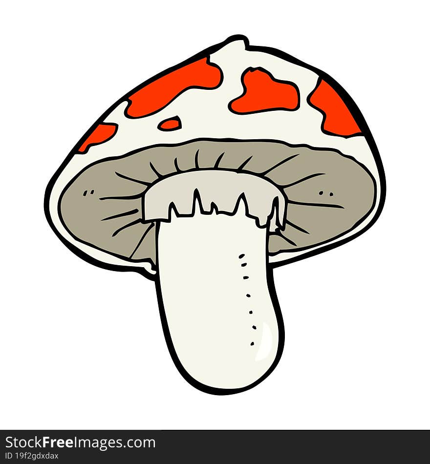 cartoon toadstool