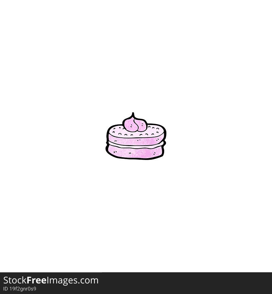 cartoon small cake