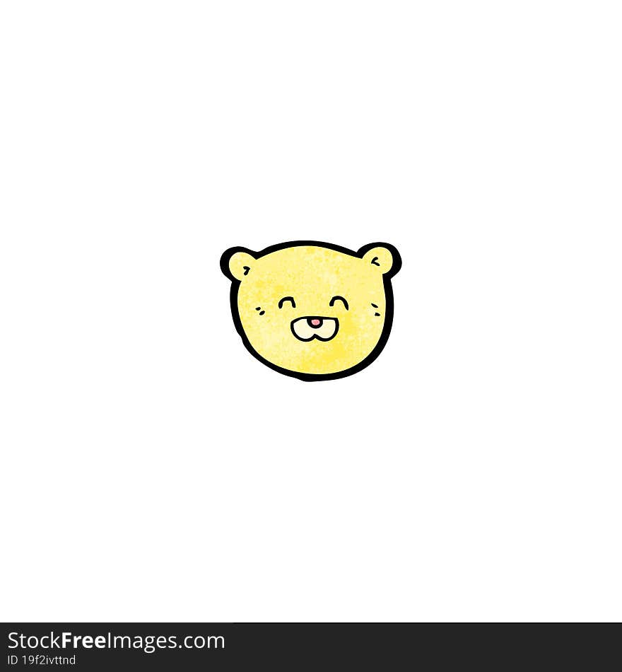 Teddy Bear Head Cartoon