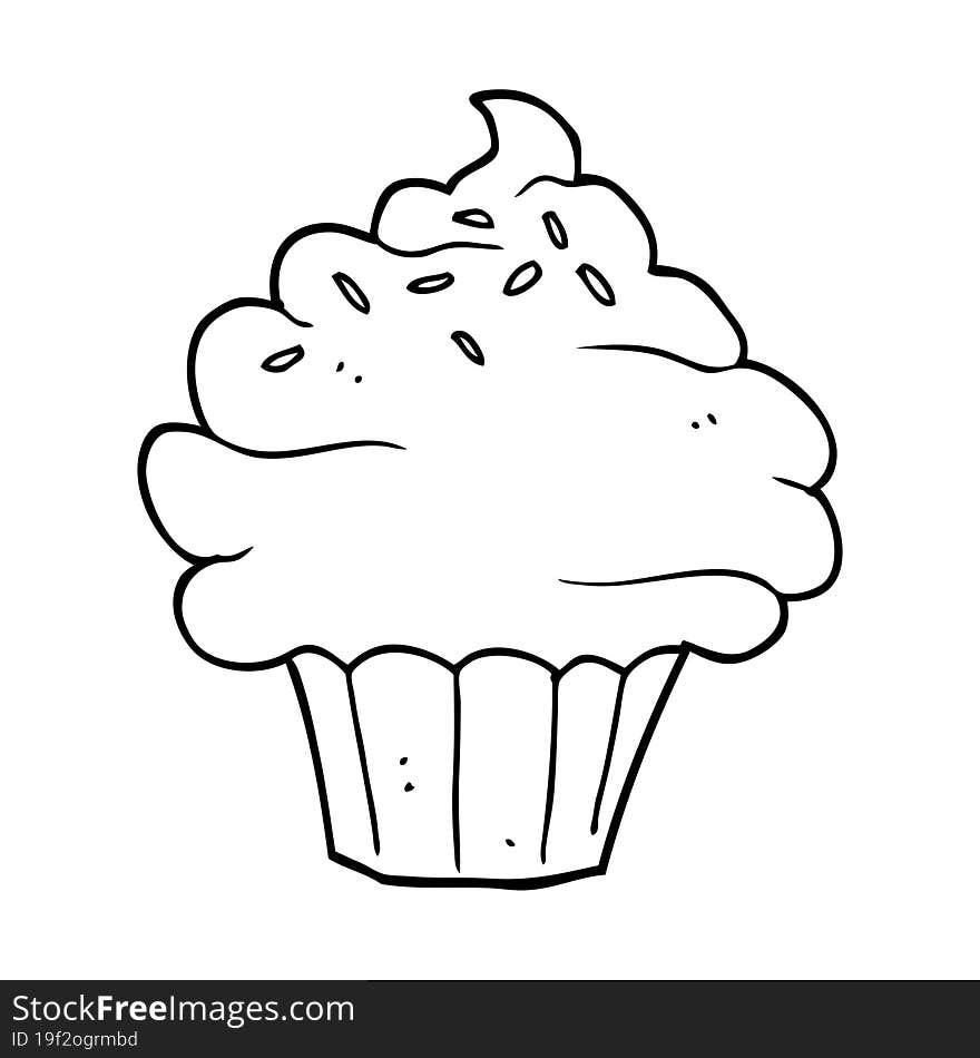 cartoon cupcake