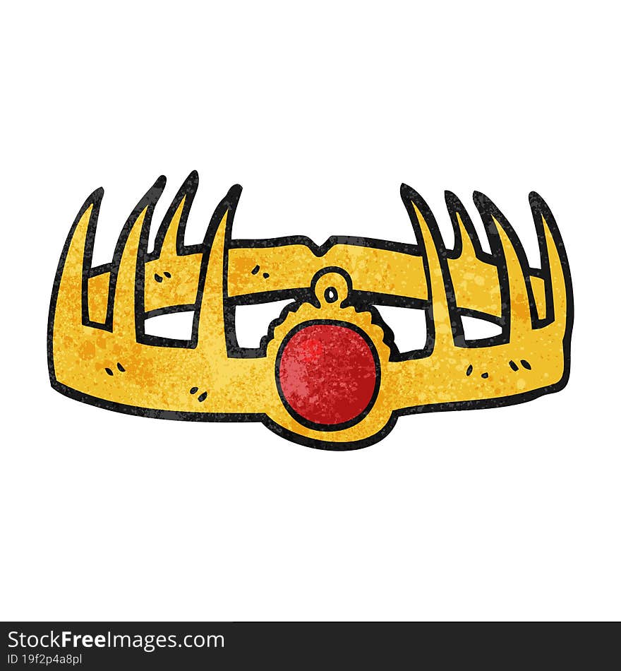 Textured Cartoon Crown