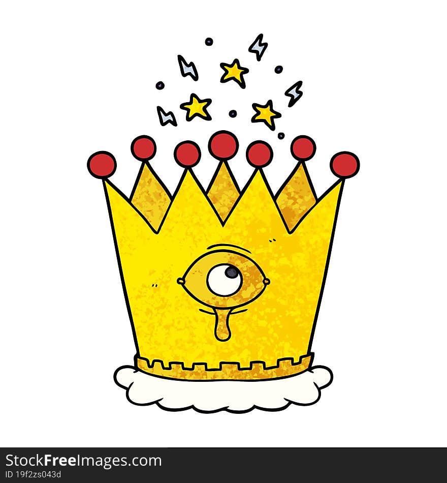 cartoon magic crown. cartoon magic crown