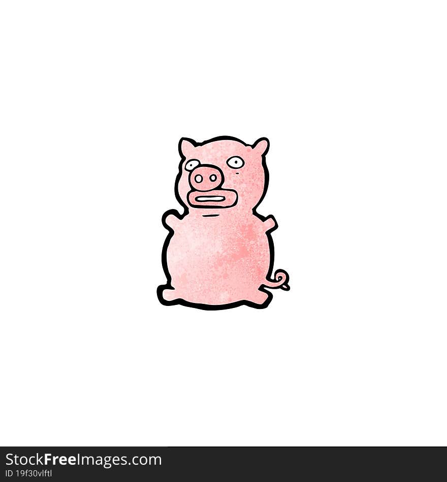 Ugly Pig Cartoon