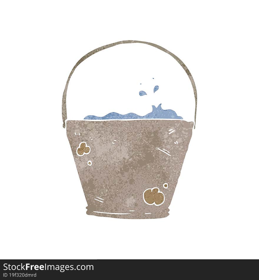 Retro Cartoon Bucket