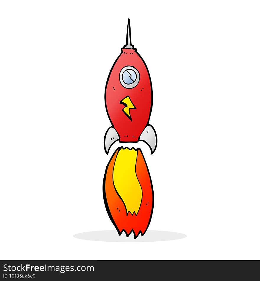 Cartoon Rocket